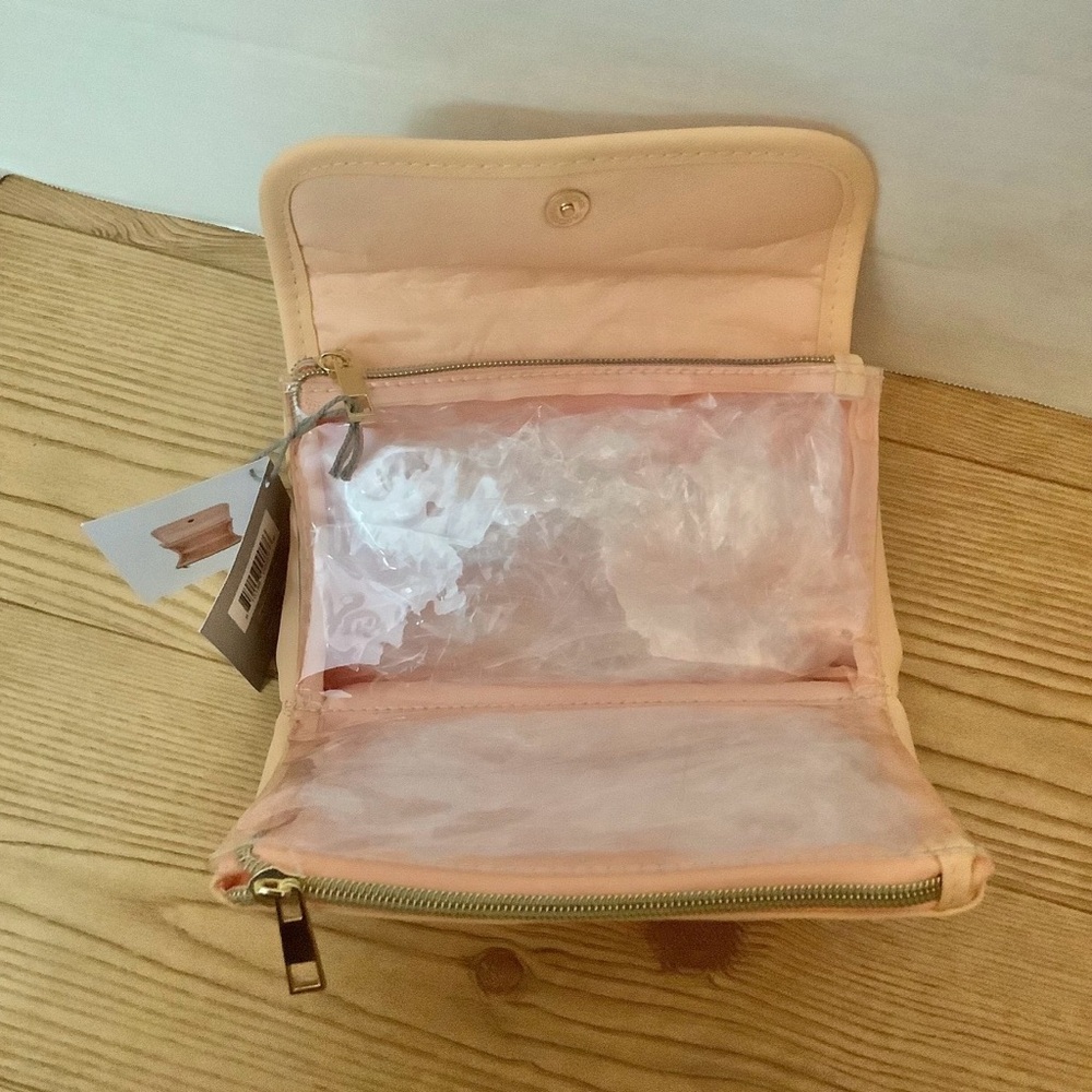 NWT.  Fold Over Cosmetic Bag - Picture 3 of 3